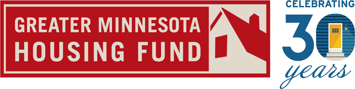 Logo for Greater Minnesota Housing Fund, "Celebrating 30 years"